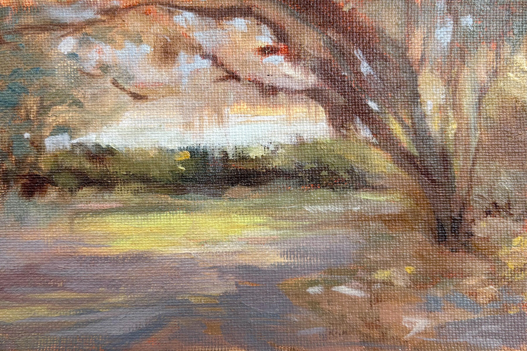 Morning in the Garden_Oil Painting_Libby Browne An oil painting of Maclay Gardens by North Florida artist Libby Browne.